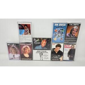 Autographed Cassette Tapes Kitty Wells Cal Smith Bud Reese Connie Smith Johnny W